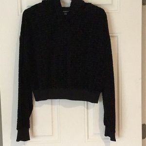 A GREAT LOOKING VELVET HOODIE